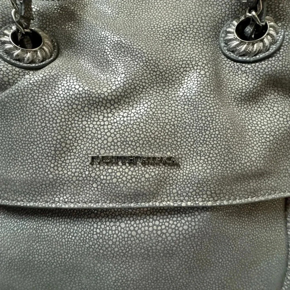 Judith Ripka Grey Satchel Bag - Picture 3 of 6